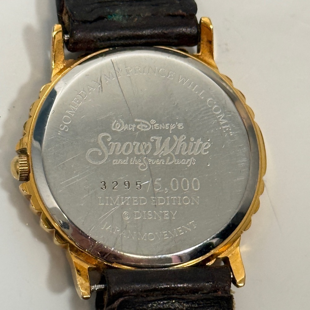 Working! 1994 Disney Snow White Someday My Prince Will Come LTD Watch Boxed - Picture 8 of 12
